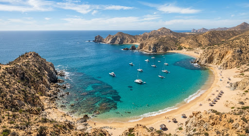 Vista aérea de Snorkel en Bahía Santa María